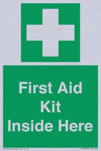 First Aid Kit Inside Here